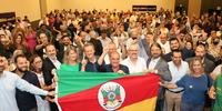 Mais de 400 líderes políticos gaúchos que estão filiados ao Dem participaram do encontro