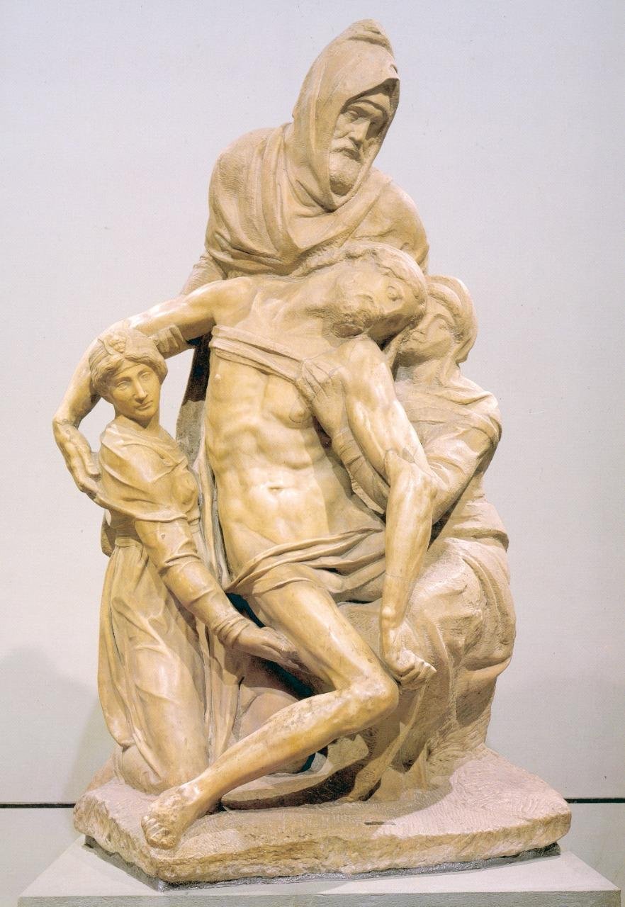 A bela escultura de Michelangelo simboliza o amor maternal