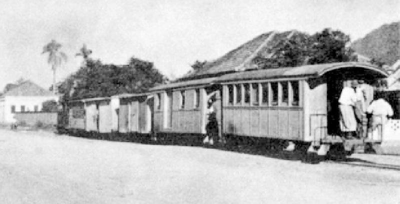 A liga&ccedil;&atilde;o entre Palmares e Concei&ccedil;&atilde;o do Arroio (Os&oacute;rio) era feita de trem.