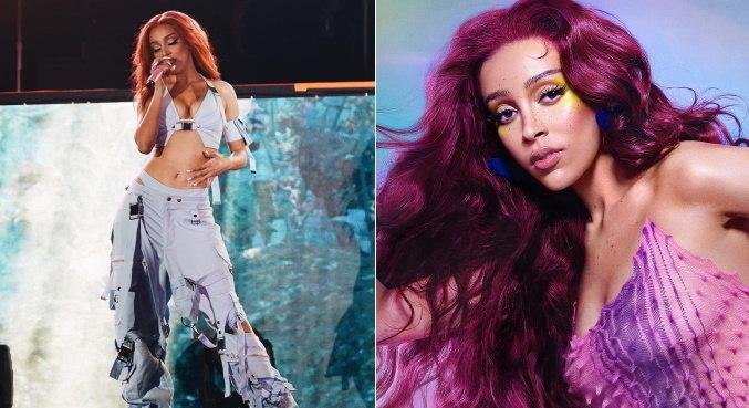 Dona de diversos hits, Doja Cat est&aacute; em alta no momento