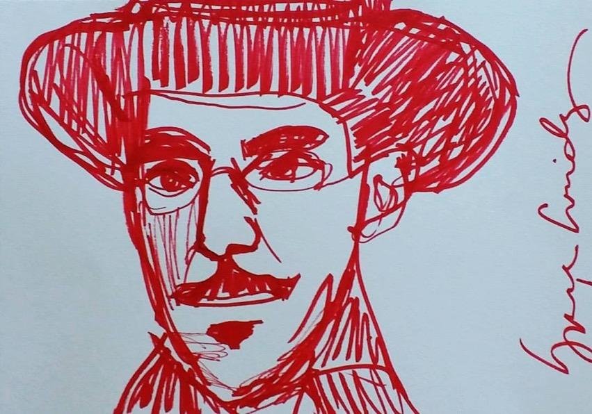 Fernando Pessoa em obra de Gra&ccedil;a Craidy, que integra mostra 'Fora da Margem'