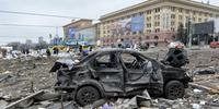Russos bombardearam cidades ucranianas nesta quarta-feira