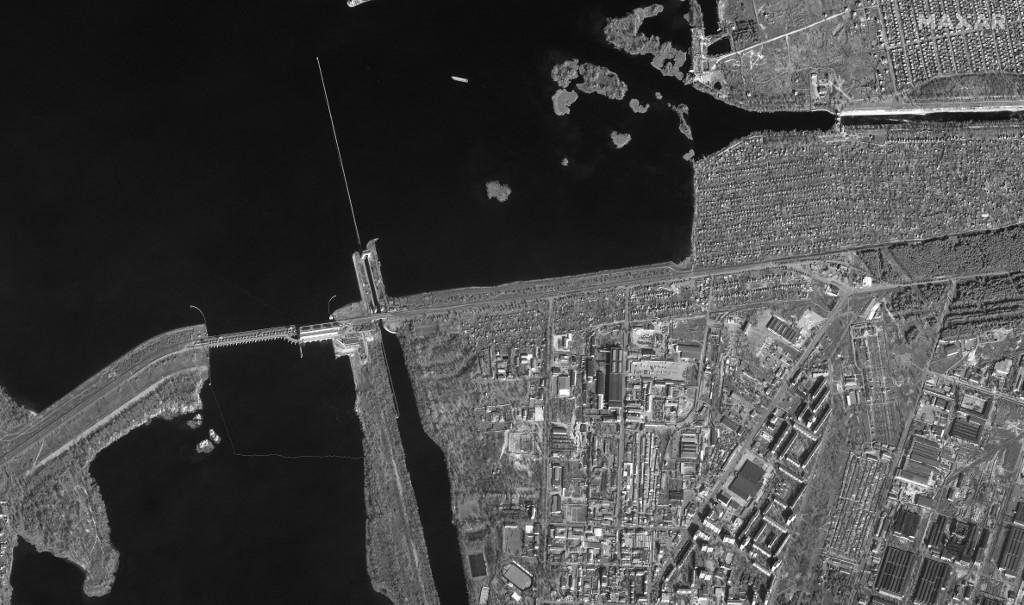 Imagem de sat&eacute;lite mostra regi&atilde;o de Kherson