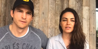 A atriz ucraniana Mila Kunis está promovendo uma iniciativa ao lado do marido, Ashton Kutcher