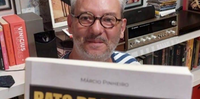 Márcio Pinheiro e seu novo rebento literário, um livro sobre a história do semanário O Pasquim