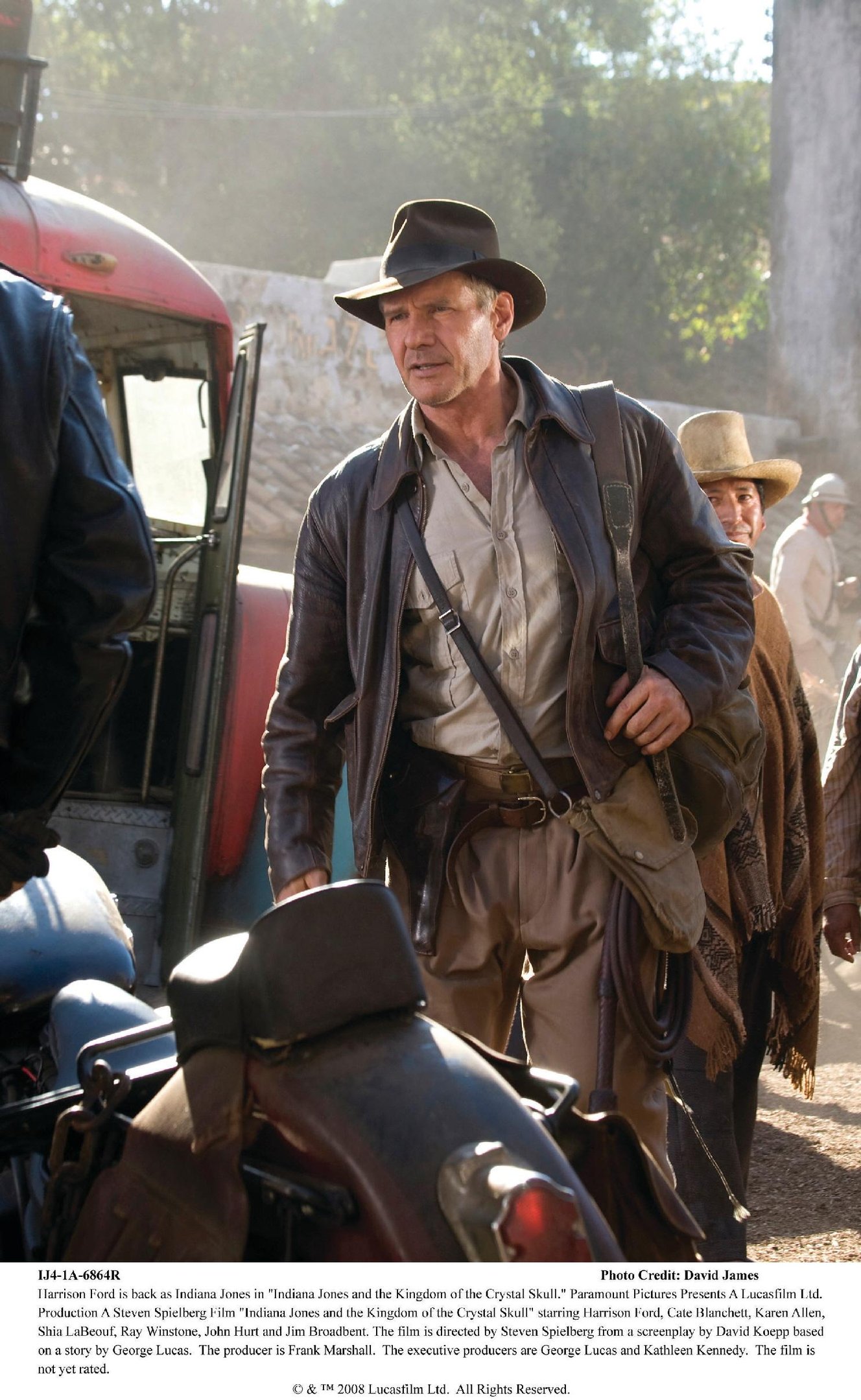 Harrison Ford no filme Indiana Jones de 2008