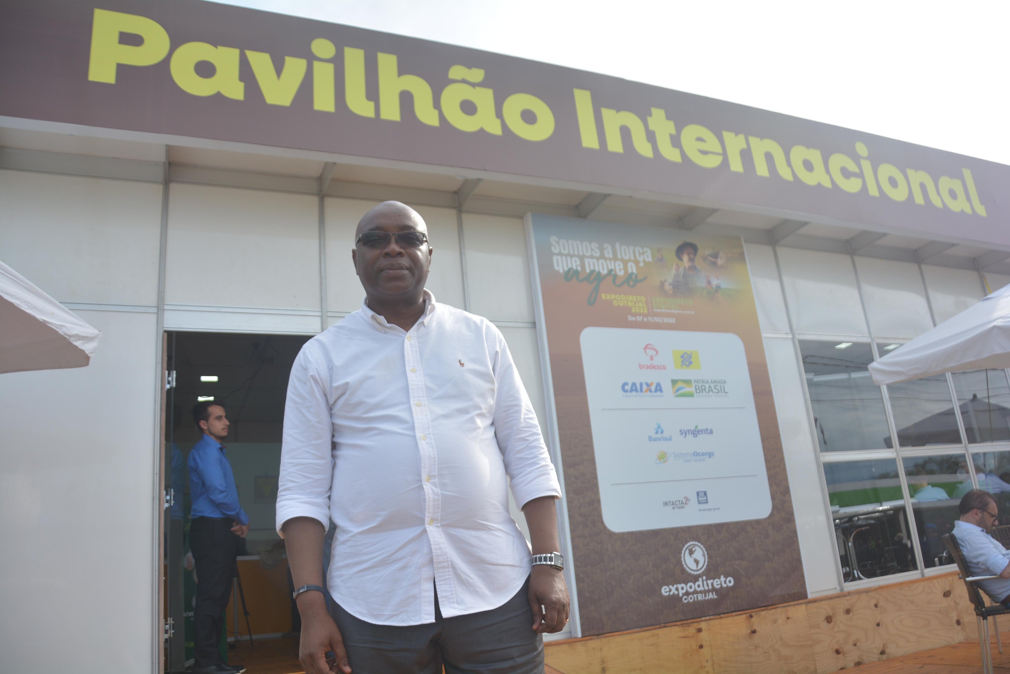 O embaixador da Costa do Marfim no Brasil, Diamoutene Alassane Zi&eacute;, esteve no evento ga&uacute;cho