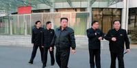 Kim Jong Un em foto divulgada pela agência estatal de notícias da Coreia do Norte