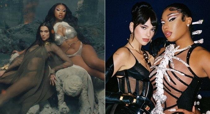 Megan Thee Stallion e Dua Lipa apostam no grandioso clipe de 'Sweetest Pie'
