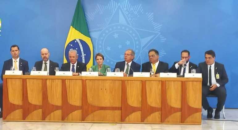 Durante cerim&ocirc;nia, Tereza Cristina afirmou que o pa&iacute;s busca autonomia em rela&ccedil;&atilde;o aos fertilizantes