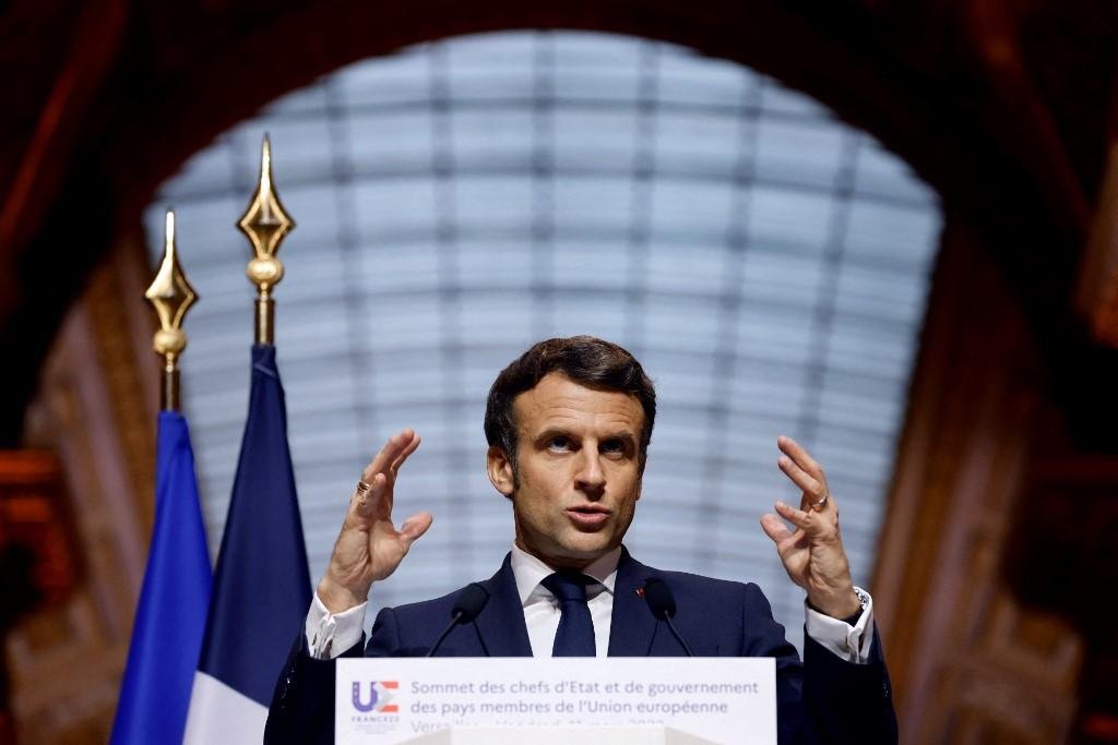 Presidente franc&ecirc;s Emmanuel Macron