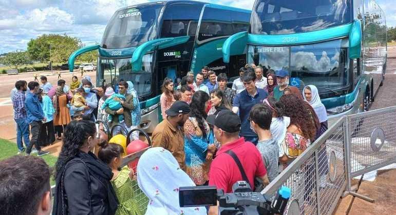 Grupo chegou ao Pal&aacute;cio da Alvorada por volta das 11h30min