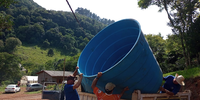 O Samae cedeu 15 reservatórios, com capacidade de armazenar 5 mil litros, para o interior de Caxias