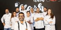 Anderson Caruso e os oito chefs concorrentes ao Clash of Chefs 2022
