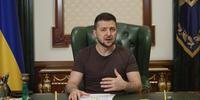 Volodymyr Zelensky se manifestou nesta quarta-feira