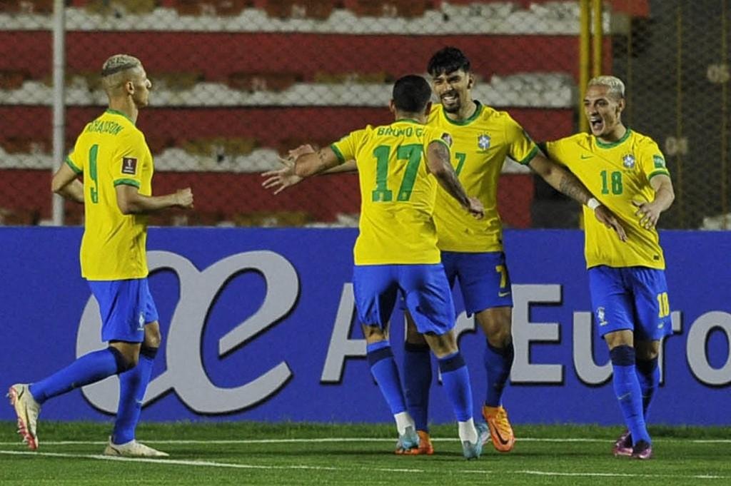 Brasil goleou a Bol&iacute;via pelas Eliminat&oacute;rias