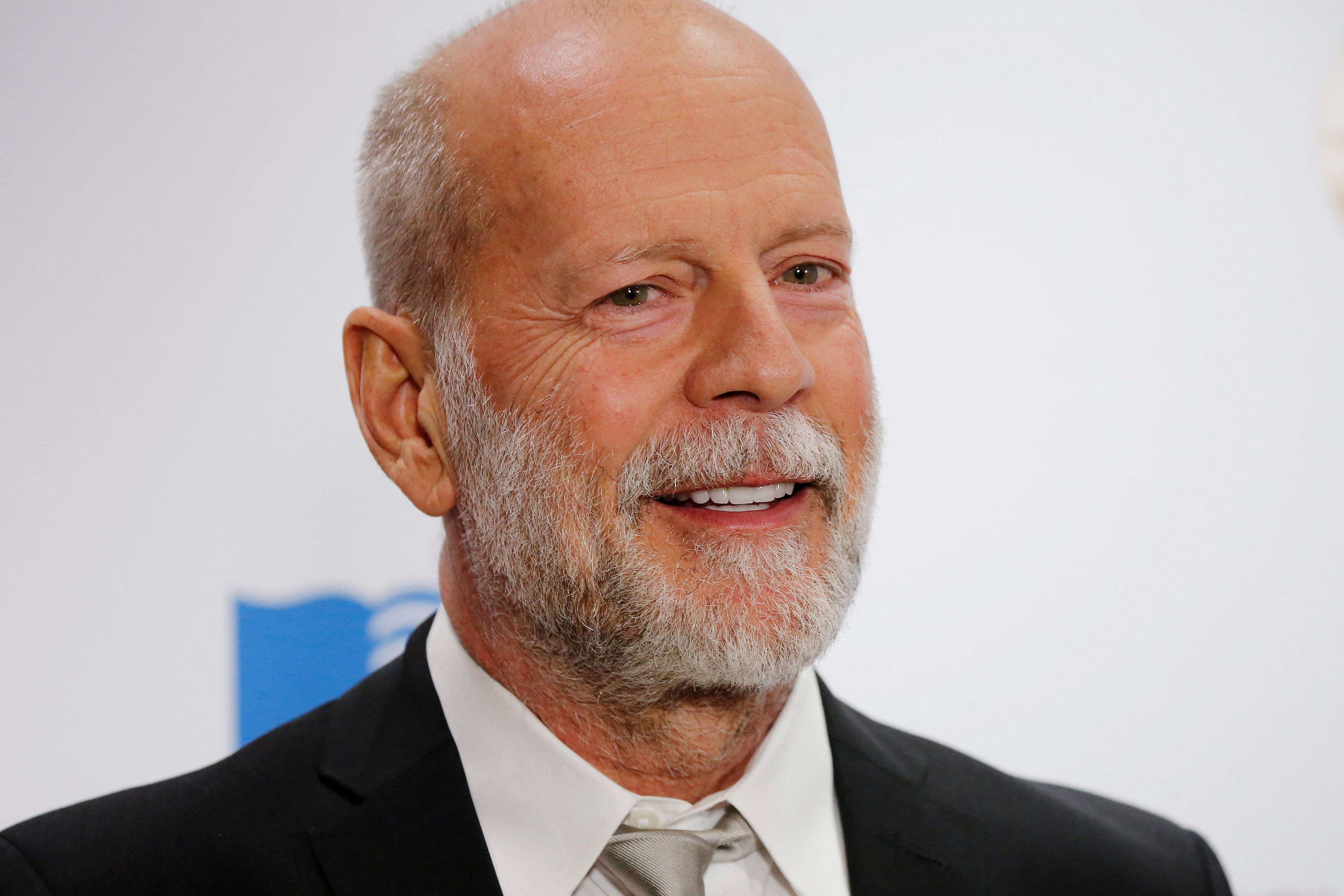 O ator Bruce Willis anunciou aposentadoria por causa de sua sa&uacute;de
