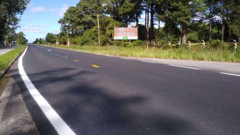 Foram realizados reparos no pavimento, pontes e sinaliza&ccedil;&atilde;o da rodovia