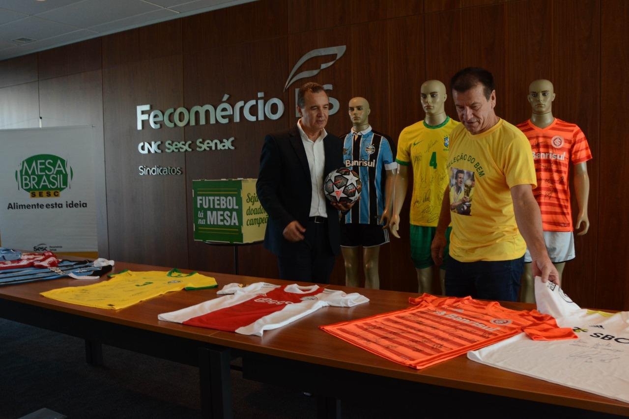 Ser&atilde;o sorteadas camisas de times nacionais e internacionais