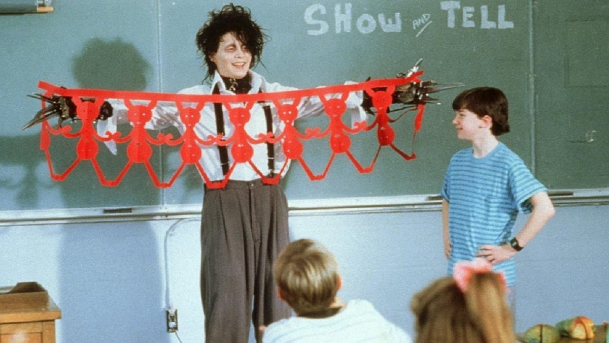 Cena de "Edward M&atilde;os de Tesoura" (1990)