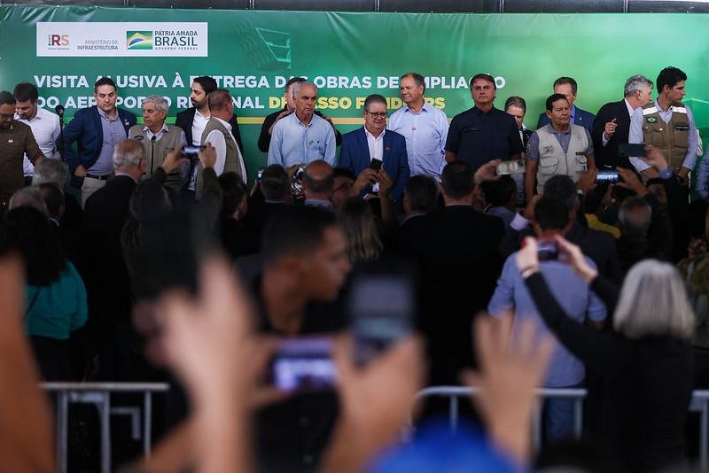 Bolsonaro finalizou agenda em Passo Fundo