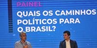 Além de Moro, Luiz Felipe d'Avila, pré-candidato ao Planalto pelo Novo, também esteve presente