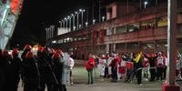Torcedores do Inter protestaram após resultado ruim