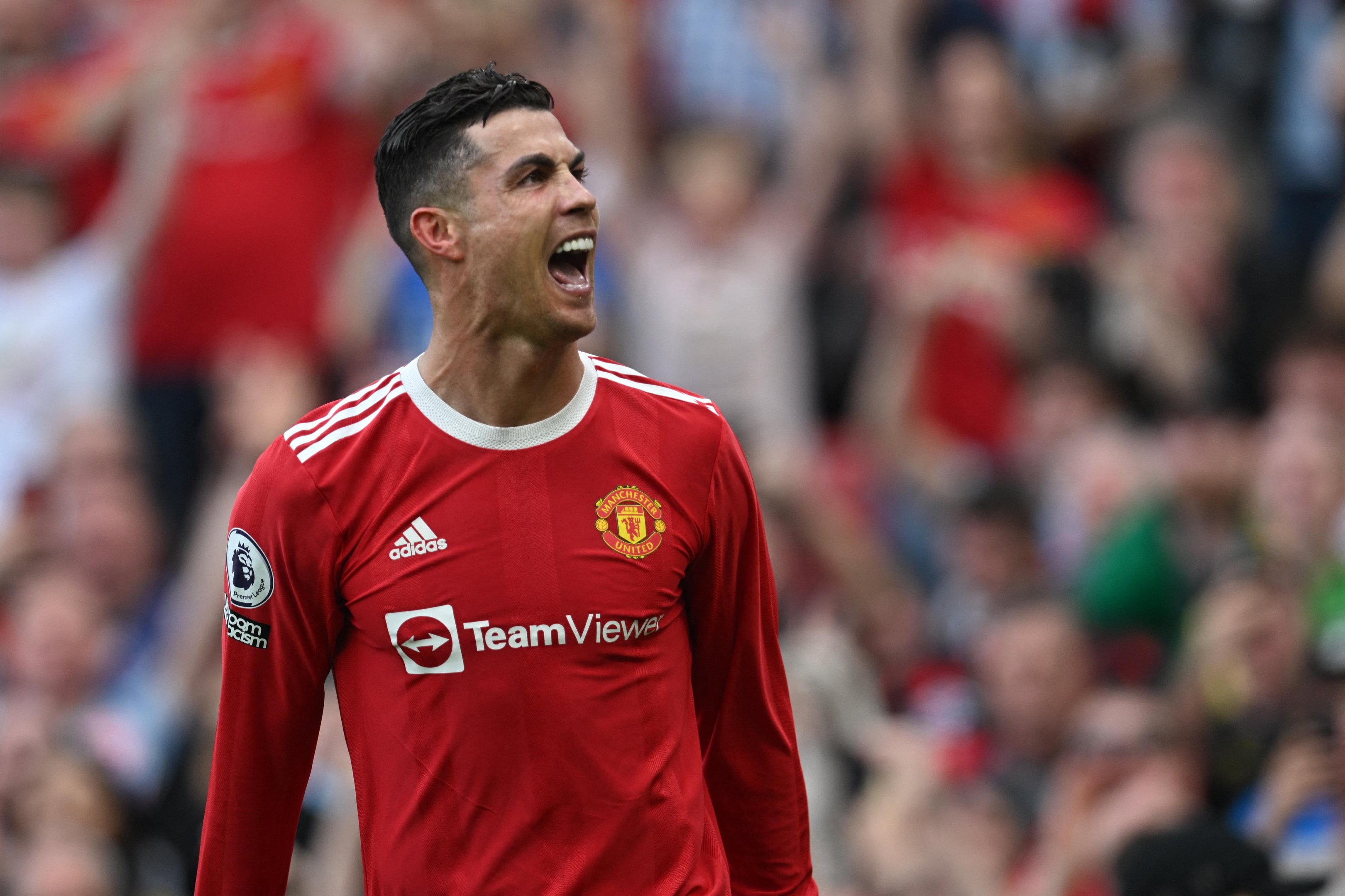 Cristiano Ronaldo atuou com a camisa do Manchester United na &uacute;ltima temporada europeia