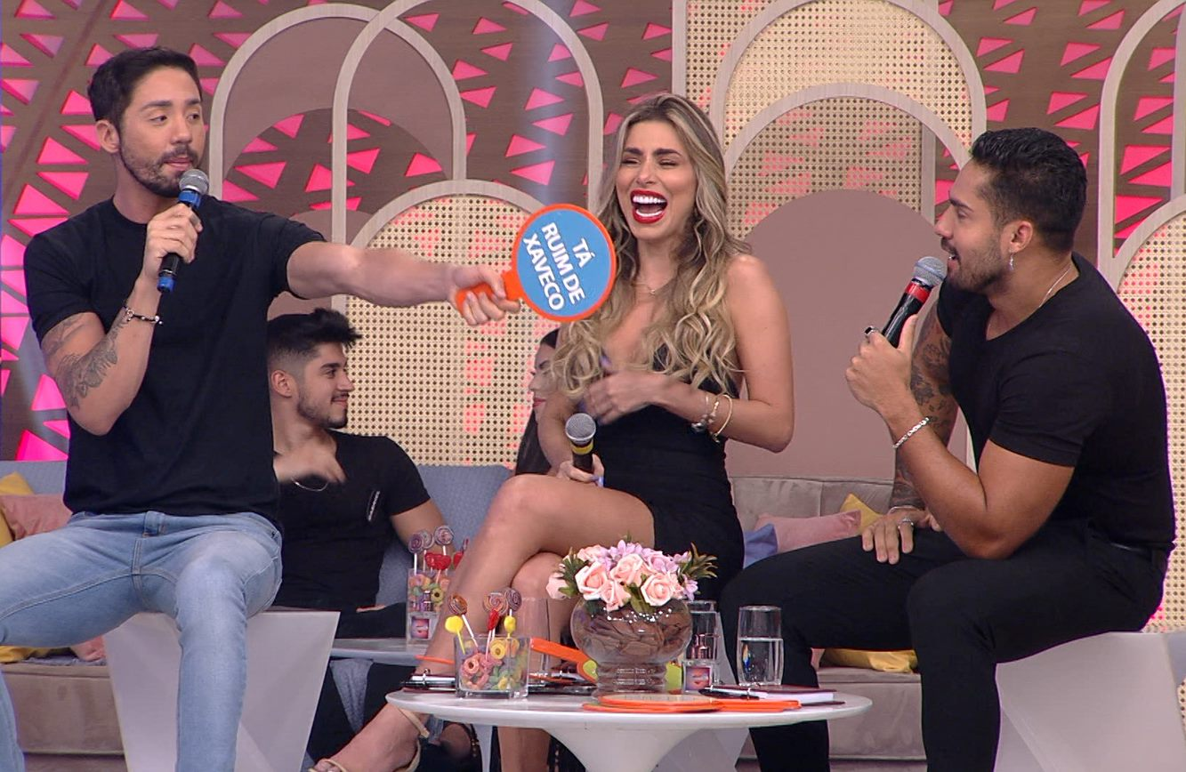 O trio de &ldquo;conselheiros amorosos&rdquo; que ajuda os pretendentes na hora da paquera, &eacute; formado por Rico Melquiades, Bil Ara&uacute;jo e Erika Schneider