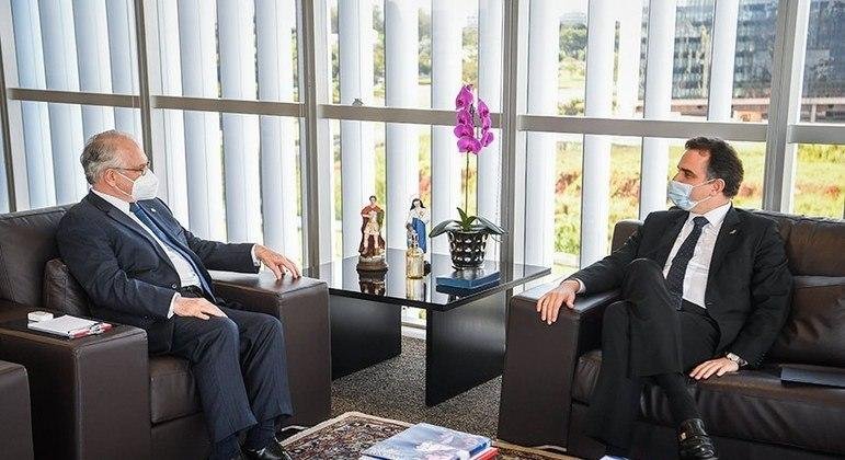 Pacheco se encontrou com presidente do TSE, Edson Fachin