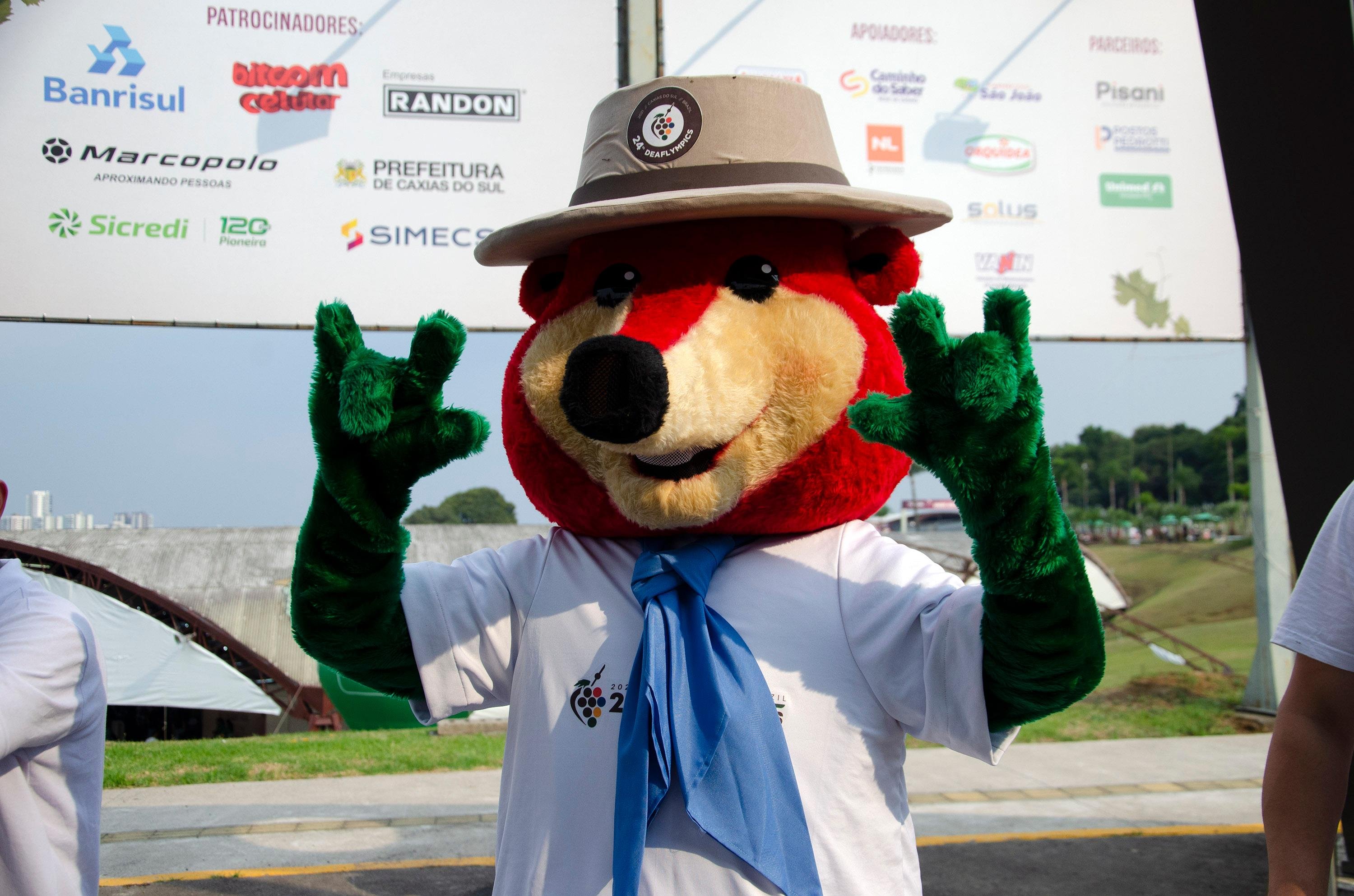Nino &eacute; o mascote da 24&ordf; edi&ccedil;&atilde;o das Surdolimp&iacute;adas de Ver&atilde;o