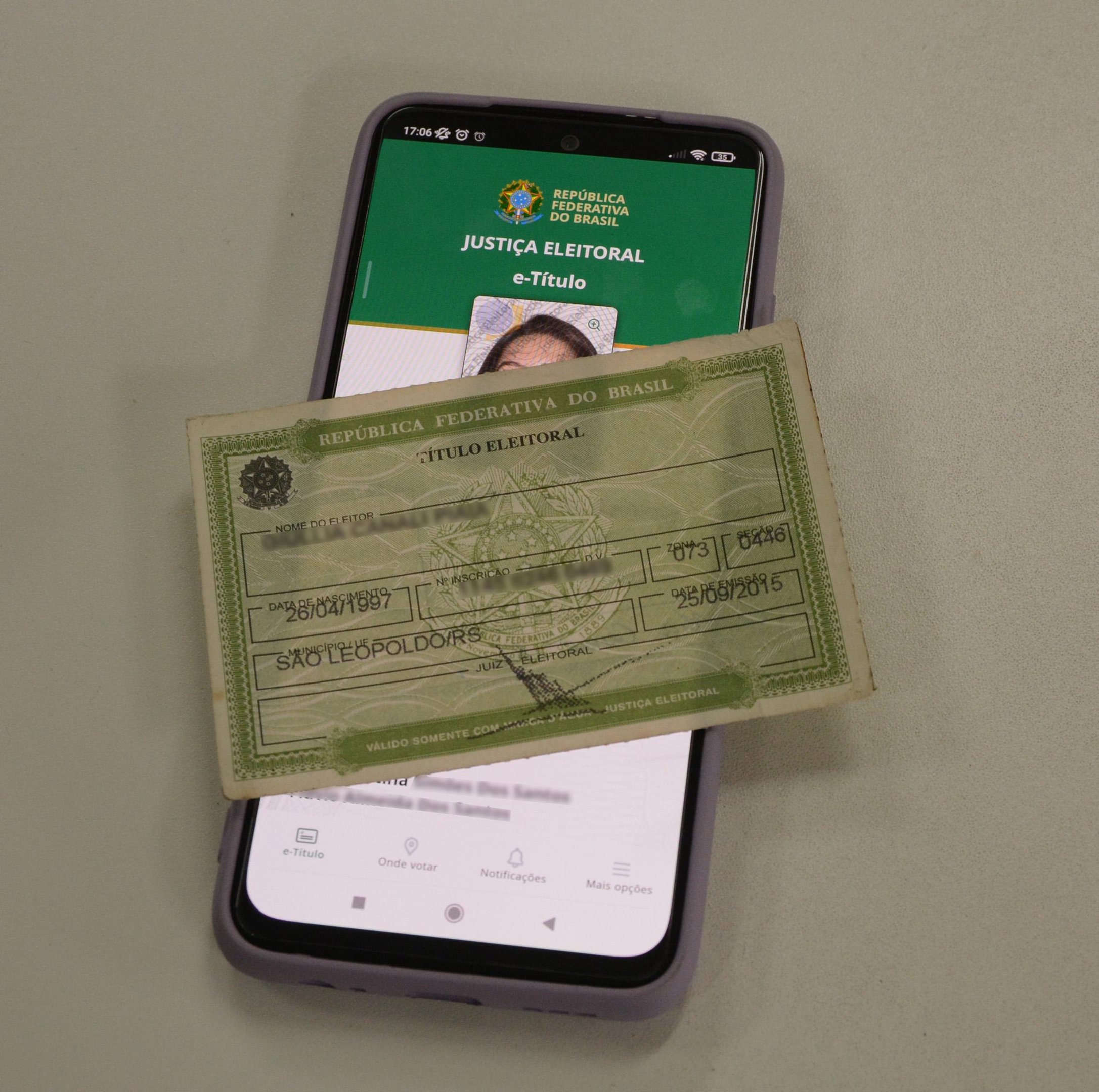 O eleitor tamb&eacute;m poder&aacute; votar utilizando a vers&atilde;o virtual do t&iacute;tulo, obtida pelo aplicativo para celular e-T&iacute;tulo