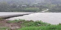 Ponte que liga os municípios de Cotiporã e Bento Gonçalves encontra-se submersa