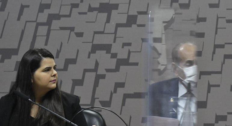 Ex-servidora do MEC Vanessa Reis presta depoimento na Comiss&atilde;o de Educa&ccedil;&atilde;o do Senado