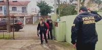 Suspeita foi presa pelos agentes da PF em Curitiba