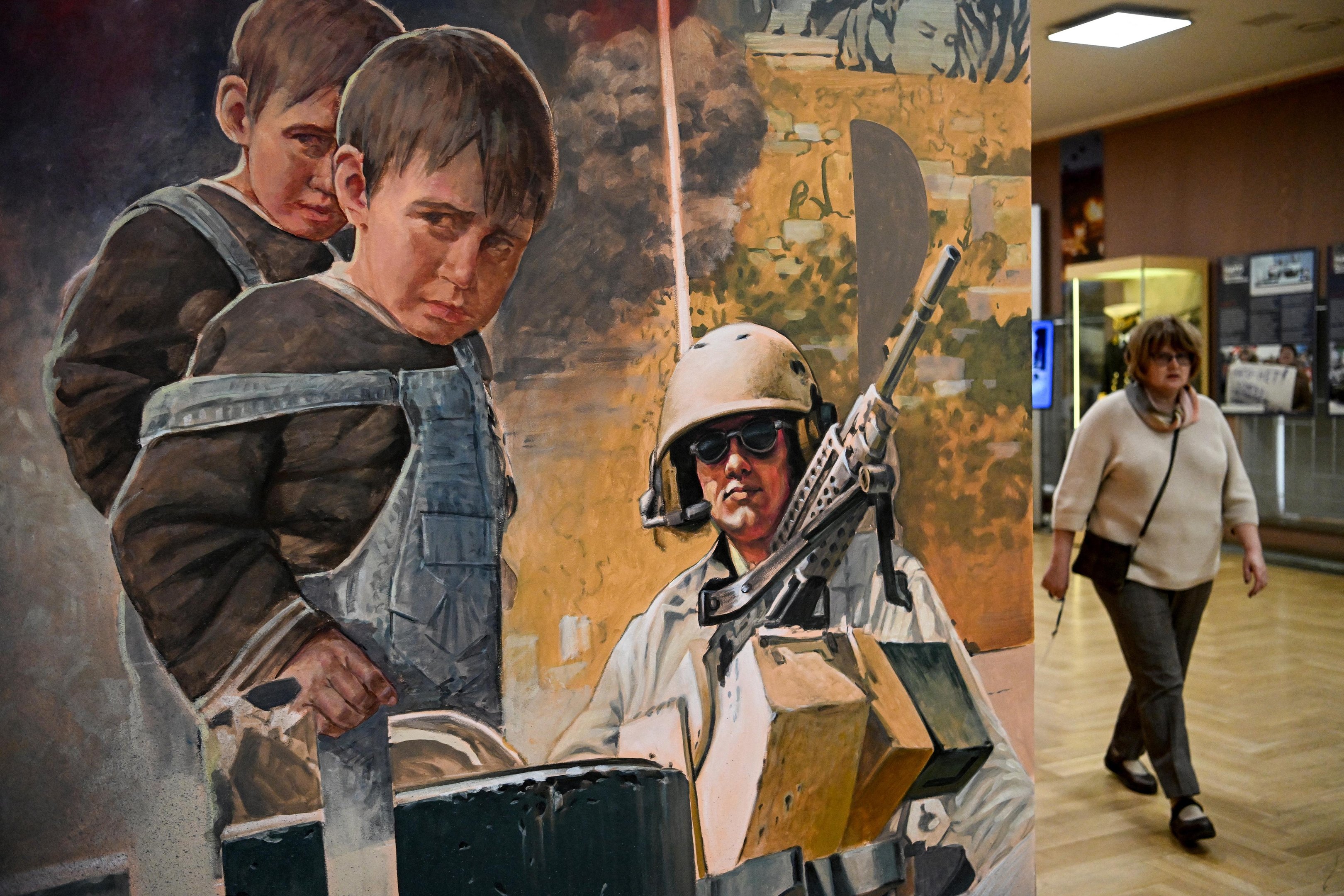 A exposi&ccedil;&atilde;o "Otan: uma cr&ocirc;nica da crueldade" foi inaugurada no Museu de Hist&oacute;ria Contempor&acirc;nea da R&uacute;ssia em Moscou no in&iacute;cio de abril