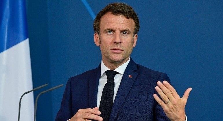 Macron descartou que a ades&atilde;o da Ucr&acirc;nia a Uni&atilde;o Europeia ser&aacute; r&aacute;pida