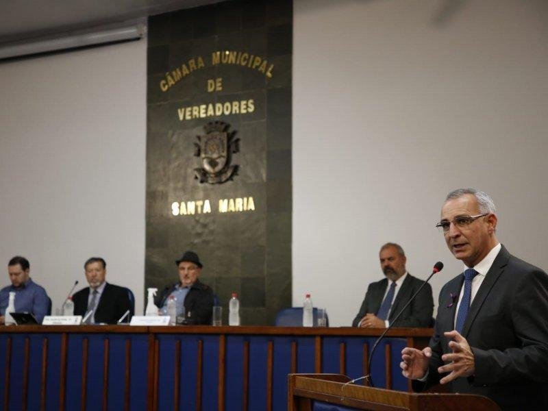 Prefeito Jorge Pozzobom participou de sess&atilde;o especial da C&acirc;mara de Vereadores