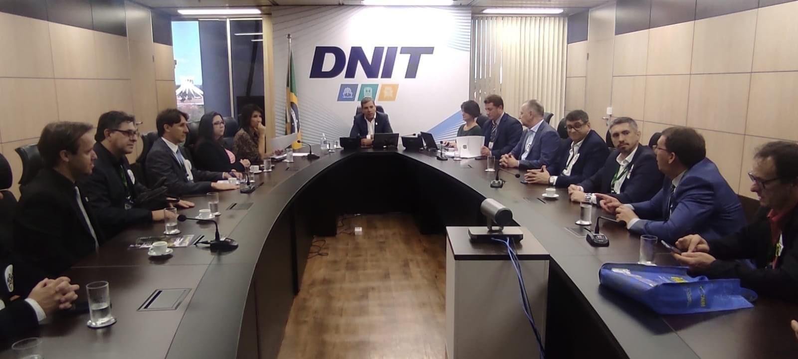 Encontro no DNIT, em Bras&iacute;lia