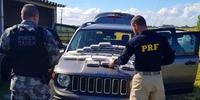 Abordagem de Jeep Renegade ocorreu em ação conjunta da Brigada Militar, Polícia Rodoviária Federal e Polícia Civil