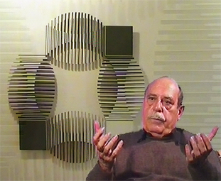 Artista espanhol Francisco Sobrino (1932-2014)