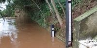 A cota de inundação do município é de 19 metros e deve ser atingida ainda nesta manhã