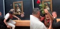 Vídeo do momento exato do ataque ao quadro da Mona Lisa é divulgado