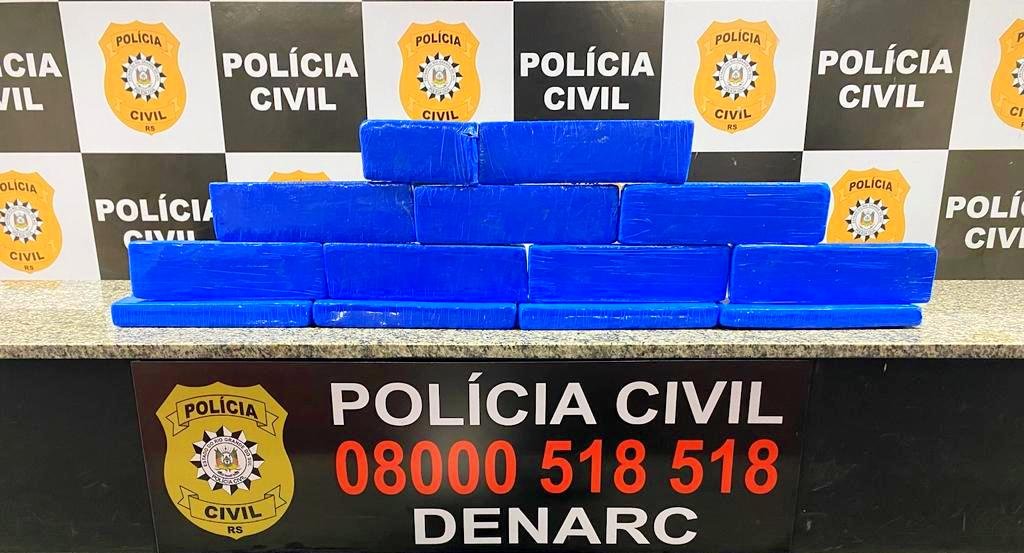 Entorpecente estava em uma casa usada como dep&oacute;sito no bairro Mathias Velho