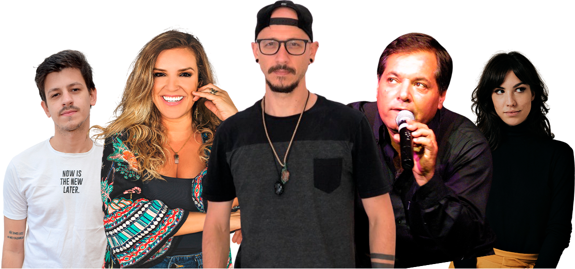 Henrique Pulga, Ded&eacute; Leit&atilde;o, Marcito Castro, Andr&eacute; Damasceno e Catharina Conte.