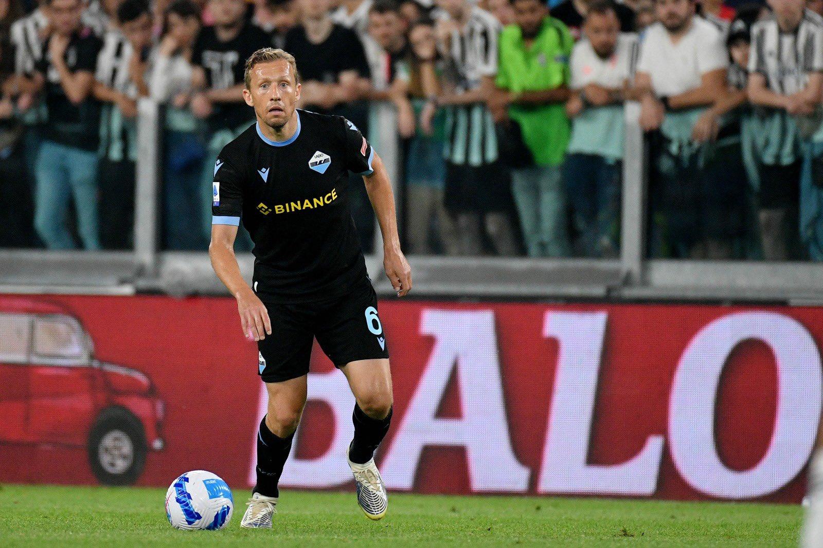 Lucas Leiva deixou a Lazio no final do m&ecirc;s de maio