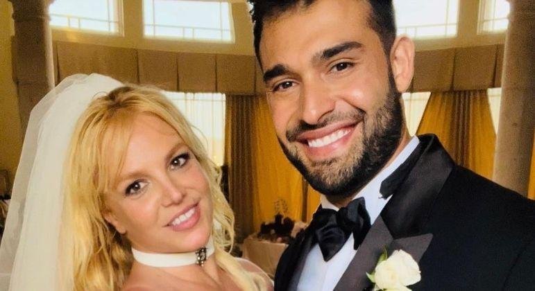 Britney Spears e Sam Asghari se casaram na &uacute;ltima quinta-feira, dia 12