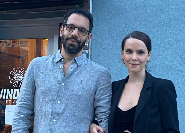 Fernando Fraiha e D&eacute;bora Falabella no Brooklyn Film Festival, em Nova York