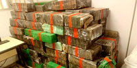 Droga encontrada com seis traficantes foi avaliada em cerca de R$ 2 milhões