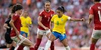Debinha fez o gol do Brasil em Copenhagen